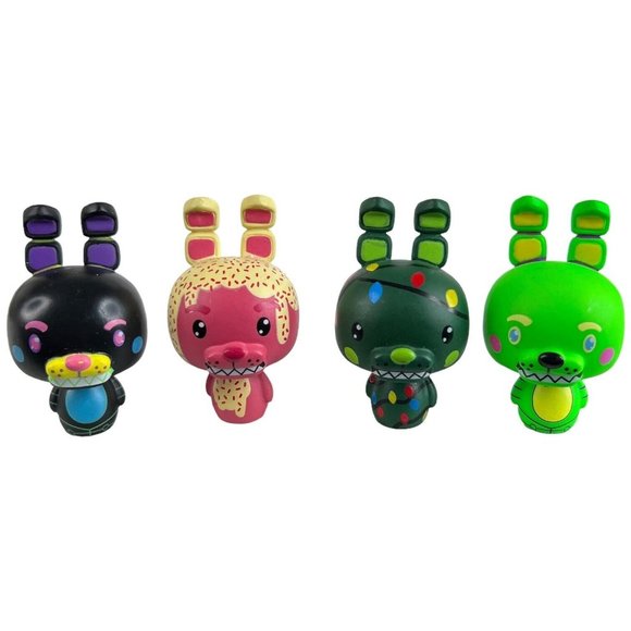 4 Five Nights At Freddys Pint Size Blacklight Bonnie Red Velvet Cake Xmas Tree - Picture 1 of 11